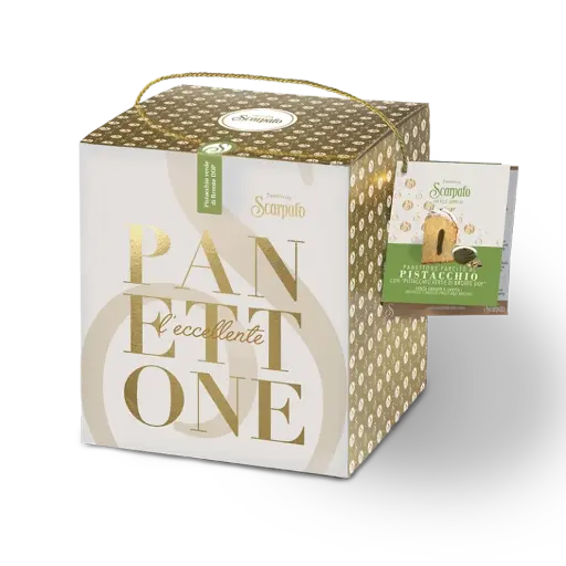 [6245] Panettone à la crème de pistache de Bronte DOP 1kg 