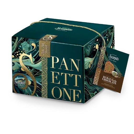 [6247] Panettone Dubaï style chocolat 1kg  