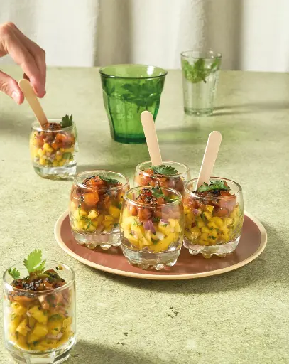 [9047] Les verrines de saumon (15 pièces)