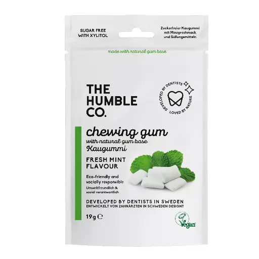 [6295] chewing-gum végétal menthe fraiche 19g