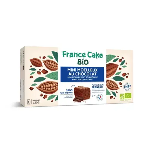 [6300] Mini brownie au chocolat Bio 5 sachets individuels de 30gr