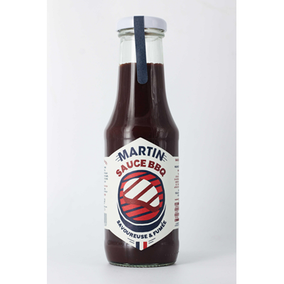 [6330] Sauce BBQ bouteille en verre 350gr