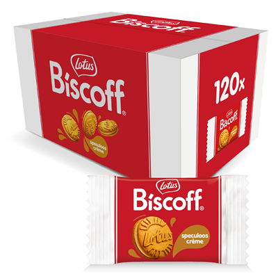 [6334] Lotus Biscoff biscuit fourré spéculoos x 120 