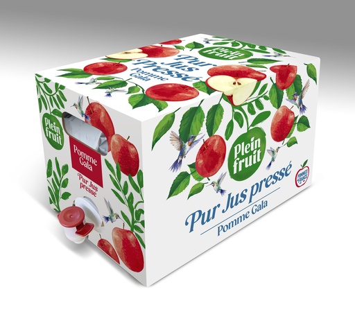 [6368] Pur jus de pomme Plein Fruit BIB de 5L 