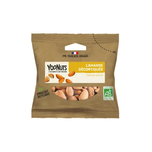 [6384] L'amande décortiquée bio Yoonuts 40gr