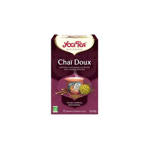 [6387] Infusion chaï doux bio Yogi Tea 17 sachets