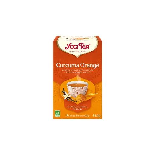 [6394] Infusion curcuma orange bio Yogi Tea 17 sachets