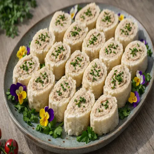 [6401] Roulés au thon halal (plateau de 20 pièces)