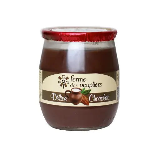[9123] Yaourt dessert chocolat lacté 125gr Ferme des Peupliers
