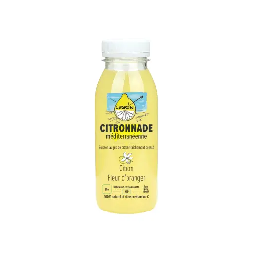 [6439] Citronnade méditerranéenne fleur d’oranger bio Cedron 25cl x 8