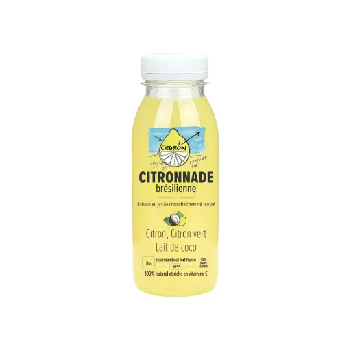 [6440] Citronnade Brésilienne au lait de coco bio Cedron 25cl x 8