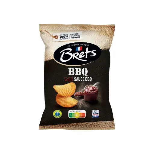 [6452] Chips saveur sauce BBQ Brets 25gr