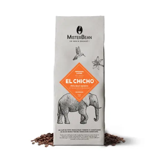 [6454] Café en grain El Chicho bio MisterBean 1 kilo